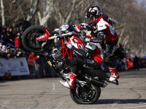 Miles de motoristas pertenecientes a la concentracion motera Pinguinos recorre...