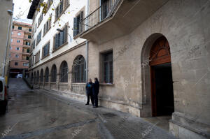 Rampa del juzgado de palma de Mallorca por la que Tendra que acceder la Infanta...