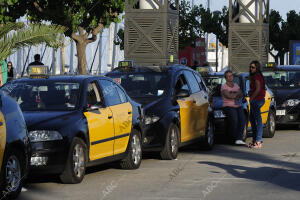 Taxis en Barcelona en torno a la Villa Olímpica