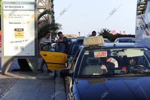 Taxis en Barcelona en torno a la Villa Olímpica
