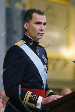 <strong>Proclamacion</strong> de <strong>Felipe</strong> <strong>Vi</strong> interior del congreso de los Diputados foto Jaime...
