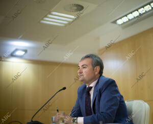 Rueda de prensa de Enrique Nuñez, portavoz del Ayuntamiento de Madrid