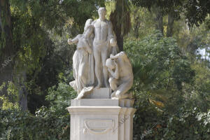 La glorieta de Covadonga del parque de María Luisa