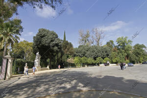 La glorieta de Covadonga del parque de María Luisa