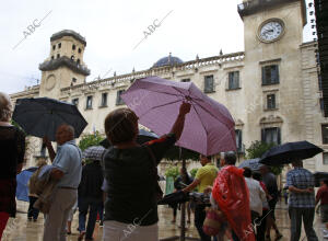 Llegan las primeras lluvias a Alicante