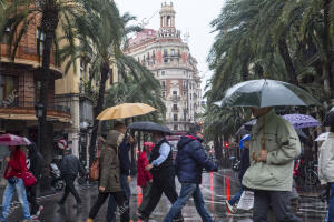 Llueve en Valencia