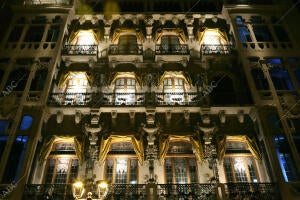 Vitas nocturnas de Zaragoza, en la imagen: el antiguo Casino Mercantil
