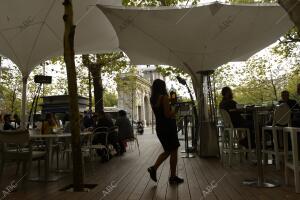 En la imagen, la terraza del restaurante Ramsés