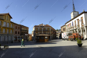 Miraflores de la Sierra (Madrid), En la imagen la plaza del Ayuntamiento