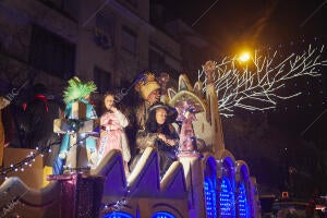 Cabalgata de Reyes Magos 2019 a s paso por la avenida de la Albufera