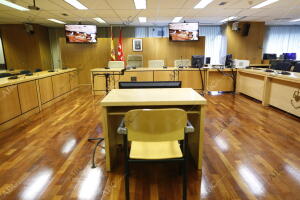 Sala donde se celebrará el juicio por el Madrid Arena