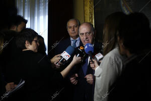 El ministro del Interior Jorge Fernández Díaz, en la presentación del libro «Los...
