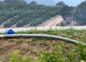 Canalización del trasvase Tajo-Segura, a su paso por Orihuela