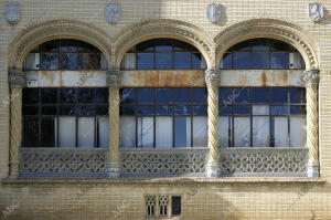 El pabellón real en el parque de María Luisa