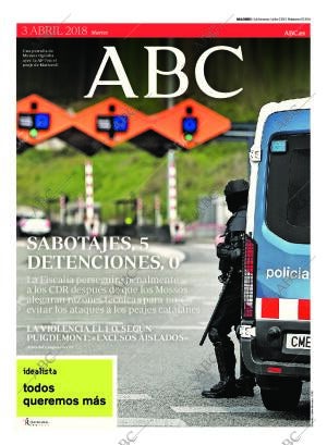 ABC MADRID 03-04-2018