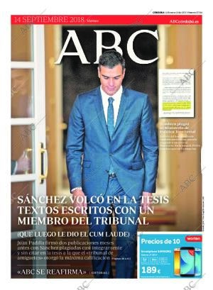 ABC CORDOBA 14-09-2018