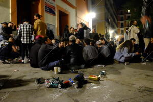 Botellón en la plaza del dos de Mayo