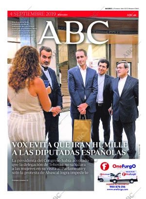 ABC MADRID 04-09-2019