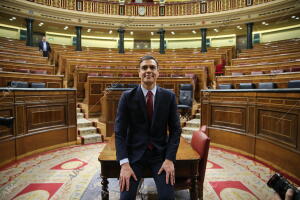 Segunda votación del debate de investidura de Pedro Sánchez como presidente del...