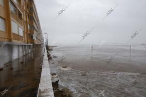 Temporal de viento y lluvia por la borrasca Gloria