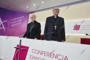 Rueda de prensa del recién elegido presidente de la Conferencia Episcopal, Juan...