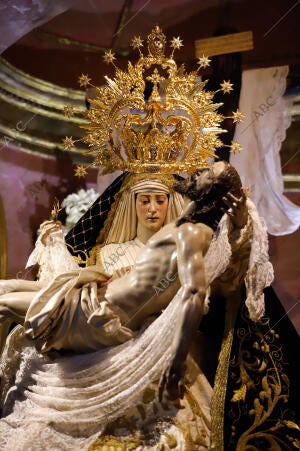 Fotos de la Virgen de las Angustias en san Agustín