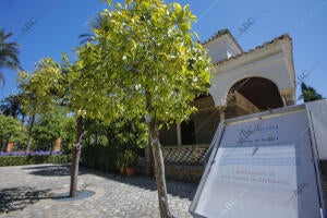 En la Imagen, los Jardines de la huerta de la Alcoba