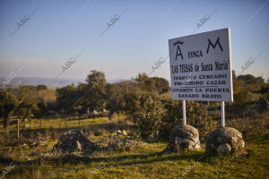 Victorino Martín en la finca «Las Tiesas de Santa María», sede de su ganadería...