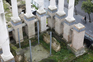 Templo Romano junto al ayuntamiento de Córdoba