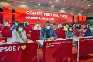 Comité federal del Psoe con Pedro Sánchez y Todos sus Barones