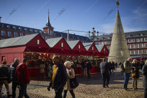 Hoy comienza el tradicional mercadillo de Navidad de la Plaza