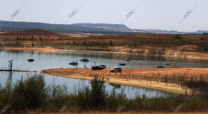 Reportaje de sequia en el embalse de Buendía, en la provincia de Cuenca