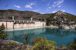 Reportaje de sequia en el embalse de Buendía, en la provincia de Cuenca