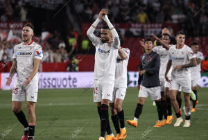 Cuartos de final de la Europa League en el estadio Ramón Sánchez Pizjuan entre...