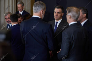 Su Majestad el Rey Felipe VI preside la cena de inauguración del Mobiel World...