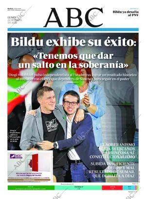 ABC MADRID 22-04-2024 página 1
