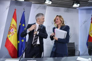 Rueda de prensa posterior a la reunión del Consejo de Ministros con la ministra...