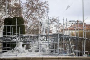 Remodelación de la fuente de Neptuno