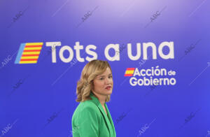 Comparecencia de la ministra portavoz, Pilar Alegría, junto a la ministra de...