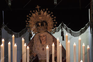 Procesión de La Borriquita, catedral de la Almudena