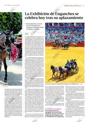 ABC <strong>SEVILLA</strong> 07-05-2025 página 23