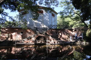 En la imagen, el fortín, el casino de baile y el embarcadero