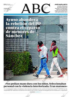 ABC MADRID 01-08-2025 página 1