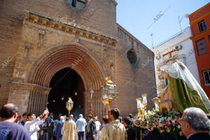 La Divina Pastora, Entrando en santa Marina