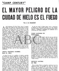 Página de ABC del 23 de junio de 1962 hablando de este singular campamento