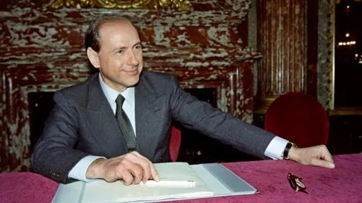 Silvio Berlusconi durante su primer y breve gobierno de 1994