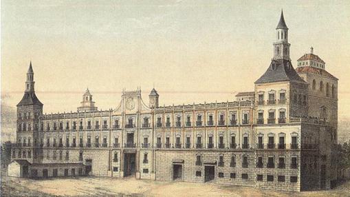 El Real Alcázar hacia 1710.