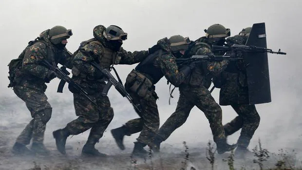 Centro de entrenamiento de las tropas especiales rusas subordinadas al Ministerio del Interior