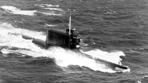 K-129, en inmersión