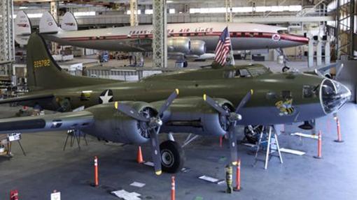 B-17 modelo F en un museo de Seattle